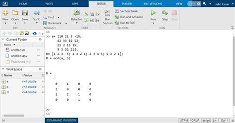 matlab mod